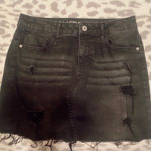 Black Jean skirt size small